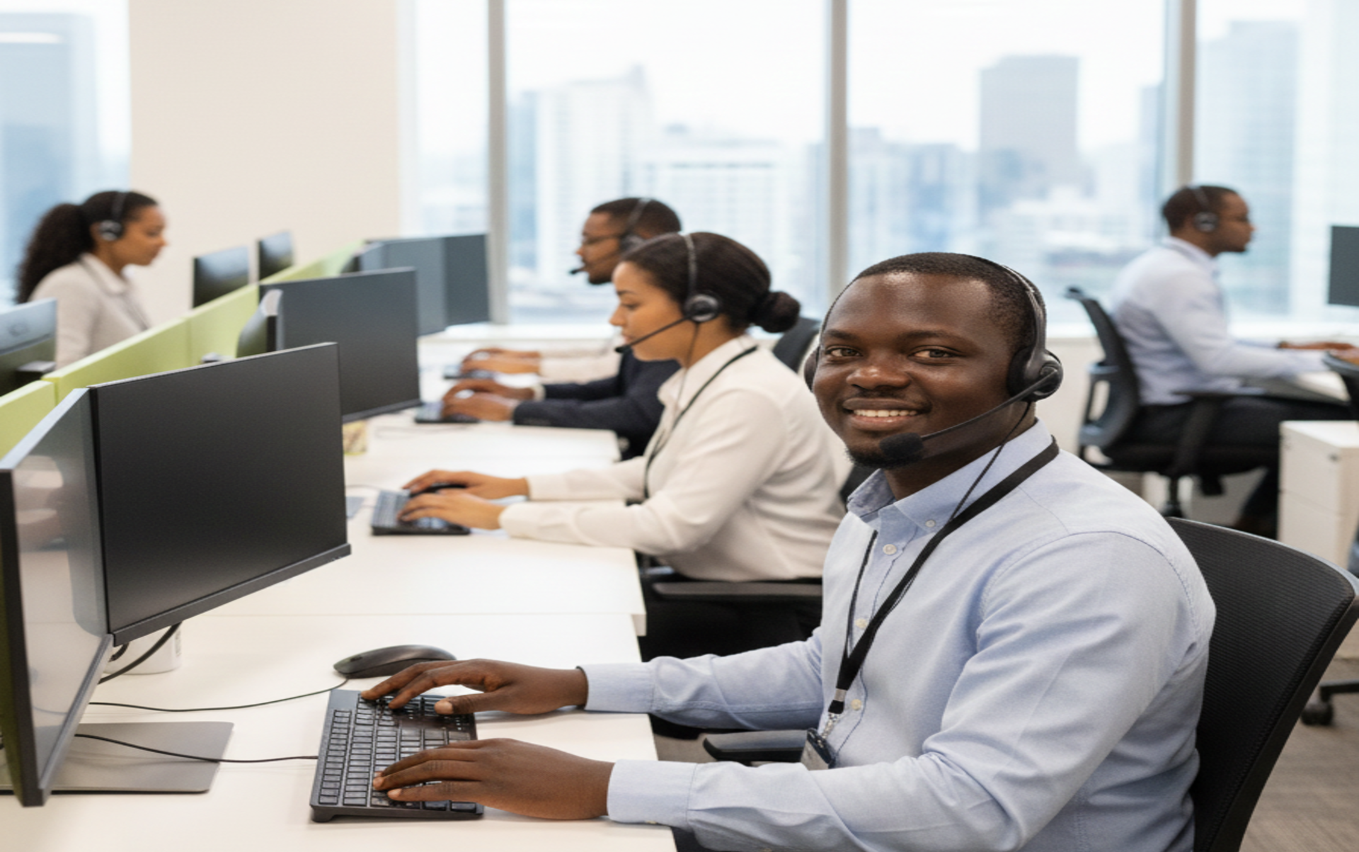 Hamza Kibirige part of the Customer Care Team ITK Holdings Uganda