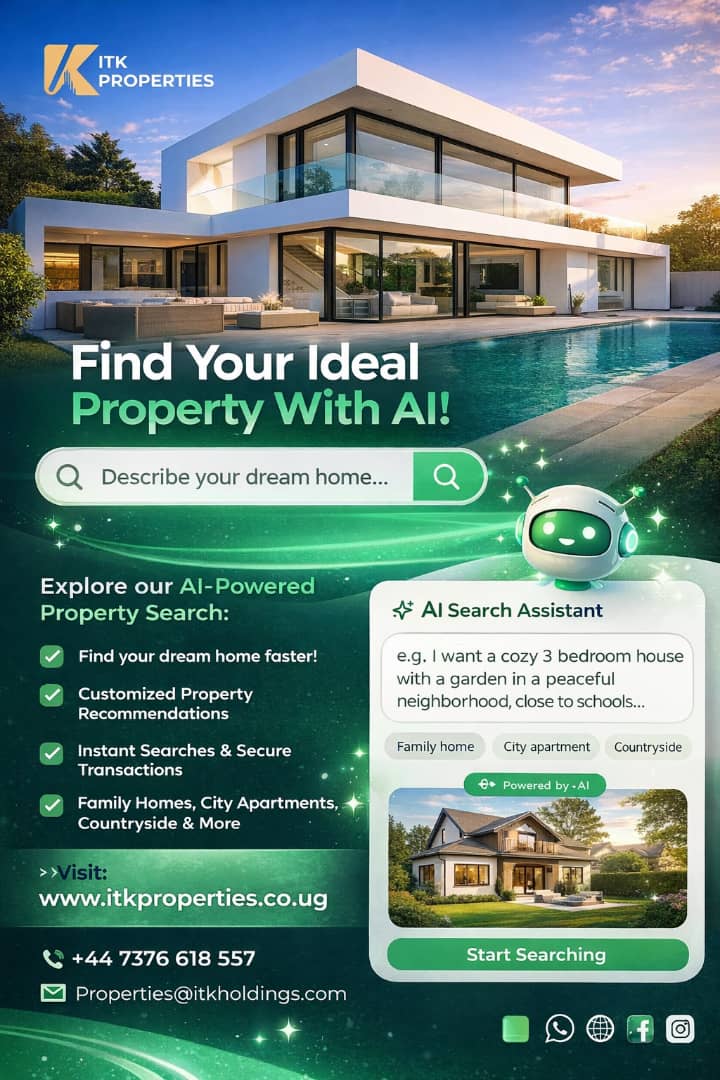 Buy, Sell & Invest in Uganda with AI-Powered Real Estate